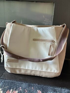 Doubletake Brand Light Beige Shoulder Bag  - Pickleball/Tennis Tote